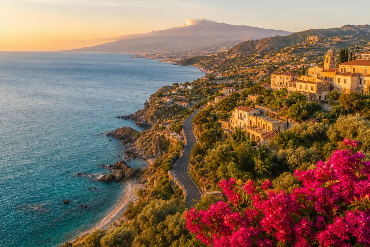 Sicile : carte touristique, villes et itinéraires