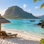 Lagon de l’île Maurice, idéal pour alterner excursion en mer et détente sur la plage